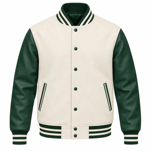 Blouson Teddy Homme Style Urbain en Toile 100% Laine de Haute Qualité avec Capuche, Col Rabattable Personnalisé, Imperméable, Hiver - Product Image 2
