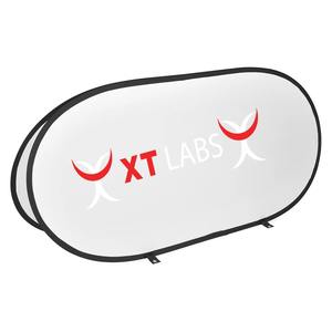 Toile de fond pliable en polyester imperméable haute précision et drapeaux/bannières promotionnels personnalisés pour événements - Product Image 2