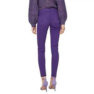 Nouveau design tendance, jeans en denim décontractés pour femmes, taille mi-haute, style vintage, multi-poches, 100% coton, séchage rapide - Product Image 2