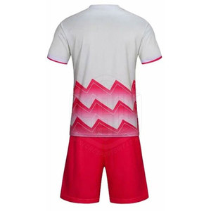 Ropa Deportiva de Entrenamiento, Cuello Redondo, Manga Corta, Conjunto de Camiseta y Pantalones Cortos de Fútbol, MOQ Bajo, Uniformes de Fútbol Hechos a Medida - Product Image 3