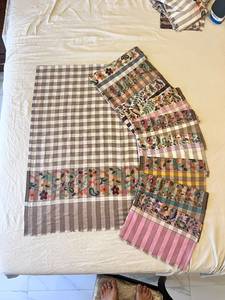 Patterned Cashmere Stoles Soft Lightweight Breathable Striped/Color Block/Solid/Characters Long <b>Shawls</b> Elegant Winter <b>Wraps</b> - Product Image 5