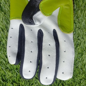 Premium GOGYAL SPORTS <b>Baseball</b> Batting Gloves Durable Leather Palm Lightweight Breathable Adjustable Wrist Buckle Closure - Product Image 3