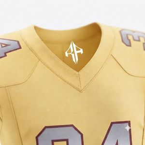 Nuevo Conjunto de Uniforme de Fútbol Americano para Hombre de Alta Calidad Premium, Cuello en V, Impresión por Sublimación, Material 100% Poliéster, RIVIAN ATLANTIC - Product Image 6