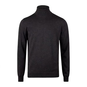 Women <b>Turtleneck</b> Wool Knitted <b>Sweater</b> Solid Color Regular Fit Full Length Winter Minimalist Style - Product Image 2