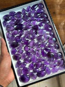 Lot en gros d'améthyste naturelle de haute qualité, qualité AAA, vendu au poids, avec formes et tailles variées pour la fabrication de bijoux - Product Image 3