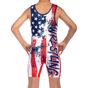 Custom Logo Wrestling <b>Singlet</b> Printed Wrestling Suits Blue <b>Singlets</b> for <b>Men</b> Wrestling - Product Image 4