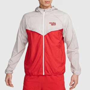 Veste coupe-vent à capuche pour homme, color-block dynamique, légère, athlétique, streetwear, respirante, zippée, pour activités de plein air, fitness et course à pied - Product Image 4