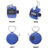 2025 Compteur de pointage à main ABS à 4 chiffres Mécanique Golf Clicker Numéro de tour Compteur Accessoires portables