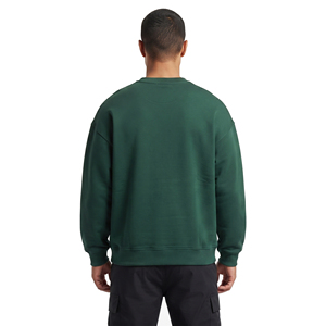 Sweat-shirt à col rond avec impression en relief, épaules tombantes, manches longues, sweat-shirts à impression en relief pour hommes, sweat-shirts en molleton 300-500 g/m², sweat-shirts oversize - Product Image 2