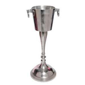 Ensemble de coupes à glace en métal argenté, bols à dessert sur pied, gobelets à vin, vaisselle pour hôtel, restaurant, fête, service traiteur - Product Image 2