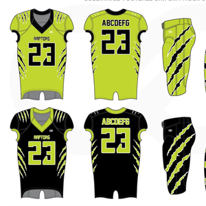 Uniformes de Fútbol Americano Personalizados al por Mayor, Ropa Deportiva 7v7, Sublimación, Serigrafía con Logotipo - Product Image 1