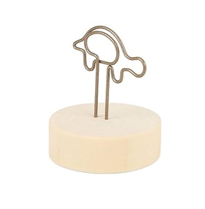 Wood And Metal Place Card <b>Holder</b> <b>Table</b> <b>Numbers</b> Memo Clips Stand Wedding Party Restaurants <b>Table</b> Top Metal Wire Place Card <b>Holder</b> - Product Image 1