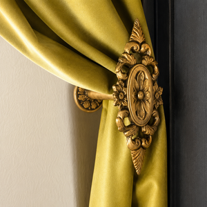 Curtain tieback Heritage curtain tieback metal tieback luxury drapery tieback window curtain holder Home Hotel Brass Aluminum - Product Image 1