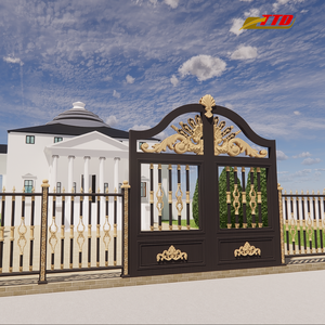 Elegant Wrought Iron <b>Gate</b> Collection: Secure Your Property in Style with Heavy-Duty Handcrafted Metal <b>Gates</b> of Superior Quality - Product Image 2