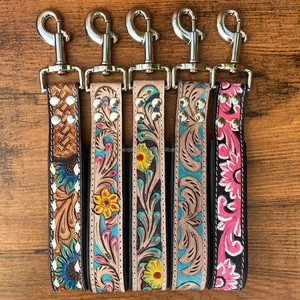 คอลเลคชั่นใหม่2024ด้ามจับบุหนังแท้ทนทานสายจูงสุนัขหนังวัวสายจูงสุนัขแบบสั้นสำหรับฝึกควบคุมสุนัข - Product Image 4