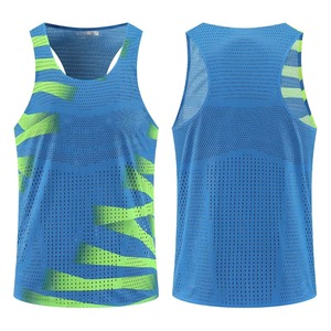 Custom Quick Dry <b>Running</b> Tank Top Breathable Seamless Sports Vest Marathon Club <b>Singlet</b> for Men - Product Image 3