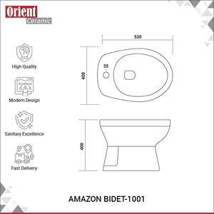 WC moderne en céramique blanche de qualité supérieure, très demandé, pour la maison et les villas, en vente - Product Image 2