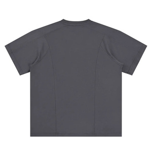 Men's <b>V</b>-<b>Neck</b> Short Sleeve Solid Color Quick Dry Polyester <b>T</b>-<b>Shirt</b> Regular Fit Casual Jersey Knitted Top - Product Image 2