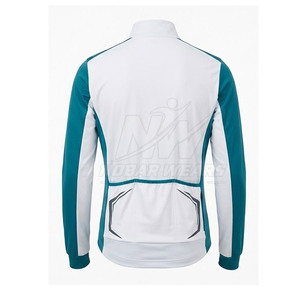 Chaqueta de Ciclismo Moderna de Alto Rendimiento con Material Resistente al Viento, Cierre Frontal Completo, Construcción Ligera y Paneles Transpirables - Product Image 3