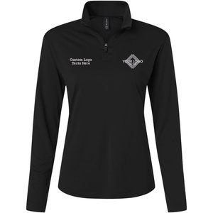 Sudadera Personalizada con Cierre de Cremallera de un Cuarto para Mujer, Tops Deportivos con Logotipos y Textos Personalizados 41870L - Product Image 1