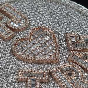 เครื่องประดับ VVSD สร้อยคอจี้เพชรโมอิสซาไนต์เงินแท้ 925 สไตล์ฮิปฮอปสำหรับผู้หญิงและผู้ชาย ผ่านการทดสอบเพชร - Product Image 3