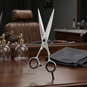 Tijeras de Peluquería Profesionales Especiales para Barberías, Tijeras de Acero Inoxidable para Salón de Belleza, Herramienta de Estilismo para Barberos - Product Image 1