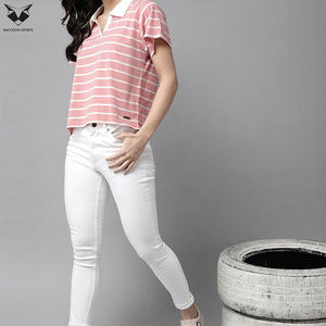 Camisetas Polo Lisas para Mujer OEM, Alta Calidad, 100% Algodón, Transpirables, Manga Corta, Casuales de Verano - Product Image 5
