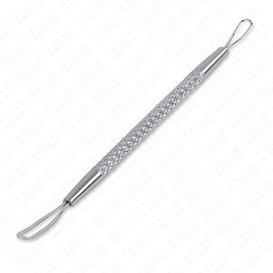 Extracteur de points noirs et d'acné en acier inoxydable – Outil professionnel pour éliminer les comédons et les boutons, pour un soin facial des pores en profondeur - Product Image 3