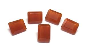 Ónix Rojo Natural, Corte Rectangular, Facetado, Parte Posterior Puntiaguda, 10 Piezas, Gemas Sueltas Pulimentadas para Fabricación de Joyería, Venta al Por Mayor - Product Image 3