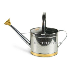 Arrosoirs multi-usages en métal jaune avec poignée pour fleurs, maison, jardin, plantes d'extérieur, balcon - Product Image 4