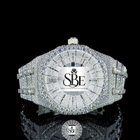 Montre classique en moissanite au design unique pour les occasions spéciales professionnelles et le luxe au quotidien, disponible au meilleur prix