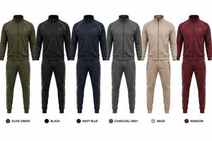Conjunto Deportivo Premium para Hombre, Ropa Deportiva Ligera y Transpirable de Poliéster/Nailon para Fitness, Running y Entrenamiento, Cómodo - Product Image 6