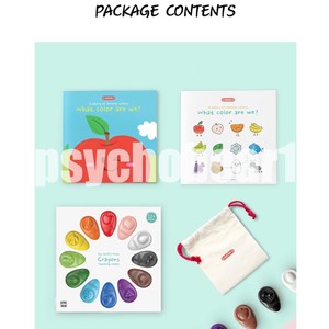 Crayones OMMO para Bebés, 6 Colores No Tóxicos, Set de Libro de Dibujo Seguro para Niños - Product Image 4