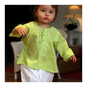 Vêtements d'été en coton smocké pour fille, tenue décontractée, pour femme, Mini Frock, rose, avec jolie broderie de bourgeon de rose - Product Image 1