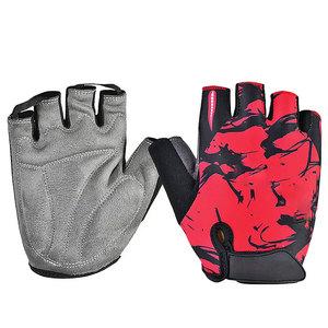 Cycling Gloves Breathable Half <b>Finger</b> <b>Bike</b> Gloves Shock Absorbing Anti Slip Palm for Road Mountain Bicycle Riding - Product Image 1