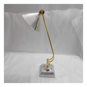 Lampe de table industrielle en laiton, lampe de bureau à projecteur réglable, lampe de travail rétro métallique pour bureau, étude, hôtel, chevet, décorative - Product Image 4