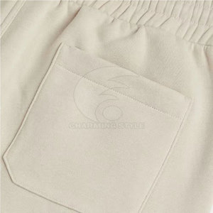 Shorts pour hommes fabriqués au Pakistan, 100 % coton, taille mi-haute, couleur unie, taille personnalisée, shorts de sport décontractés, vente en gros à prix réduit - Product Image 4