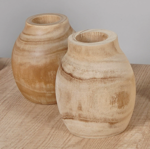 Décoration en bois robuste et légère de style scandinave, design moderne pour maison d'hôtes, avec fleurs séchées, idéale pour la Fête des Mères - Product Image 3