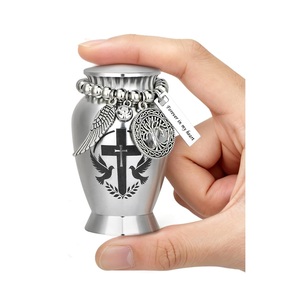 Trusted Manufacturer Imported Style Metal Funeral Ash Urn for Human Cremation Remains with Premium Quality Finish and Design - Product Image 5