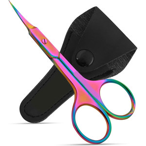 Ciseaux à cuticules en acier inoxydable, outil professionnel pour le soin des ongles, lames fines de précision - Product Image 1