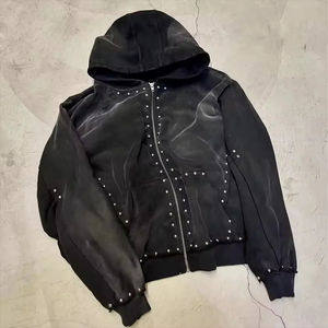 Sweat-shirt à capuche OEM en coton, coupe ajustée, pour femmes, vêtements décontractés, vente en gros - Product Image 4