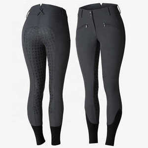 2025 vente en gros de haute qualité siège complet Silicone vêtements équestres équitation culotte Jodhpurs Leggings collants - Product Image 5