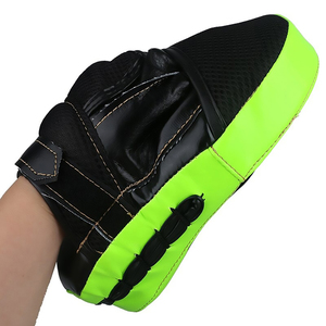 Solid Color Genuine Leather Eco-Friendly Breathable Comfortable Boxing <b>Focus</b> <b>Pads</b> for Training Kickboxing Custom Size Custom - Product Image 3