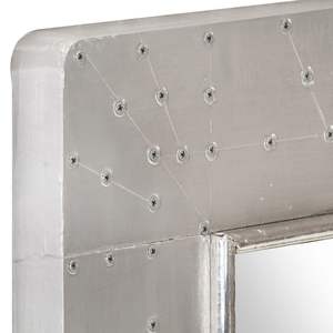 Aviator 19,7 x 19,7 pouces, incrustations décoratives en métal argenté miroir pour miroirs de salle de bain - Product Image 5