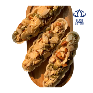 OFERTA ESPECIAL Galleta Crujiente de Nueces Mixtas Blue Lotus 2025, Snack Popular para la Hora del Té y el Desayuno - Product Image 1