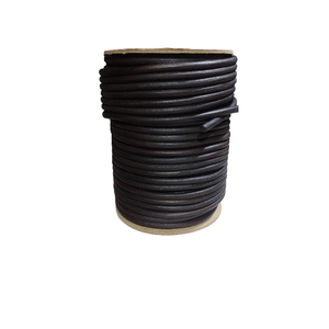 Cordón de Cuero Redondo de 2mm Color Bronceado para Fabricación de Joyería, Tamaño Personalizado, Marca SCHAF de Y S INTERNATIONAL - Product Image 2