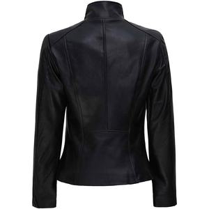 Chaquetas personalizadas de piel de cabra marrón, chaquetas de cuero de invierno para la venta, chaqueta de hombre y mujer hecha de cuero genuino a la moda - Product Image 6