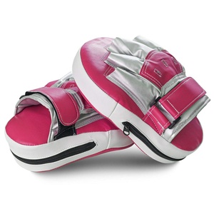 Mitaines de frappe incurvées professionnelles en cuir de vachette durable, sur mesure, pour la boxe et le Muay Thai AS-FP-28 - Product Image 6