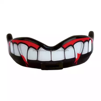 Protège-dents de sport imprimé Protège-dents adulte Protège-dents en silicone Protège-dents pour la boxe Sport Vente en gros