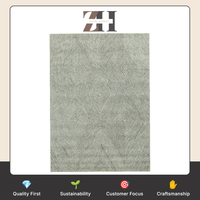 Hand Loom Viscose Beige Trace Rectangle Rug Premium Quality Handmade Handwoven Area Rug Decorative Floor Carpet